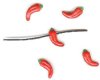 1 5x16mm Ceramic Chilli Pepper